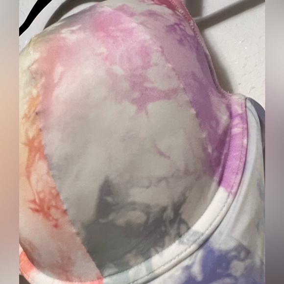 Torrid Watercolor Push-Up Plunge Bra 44D EUC - Picture 2 of 4